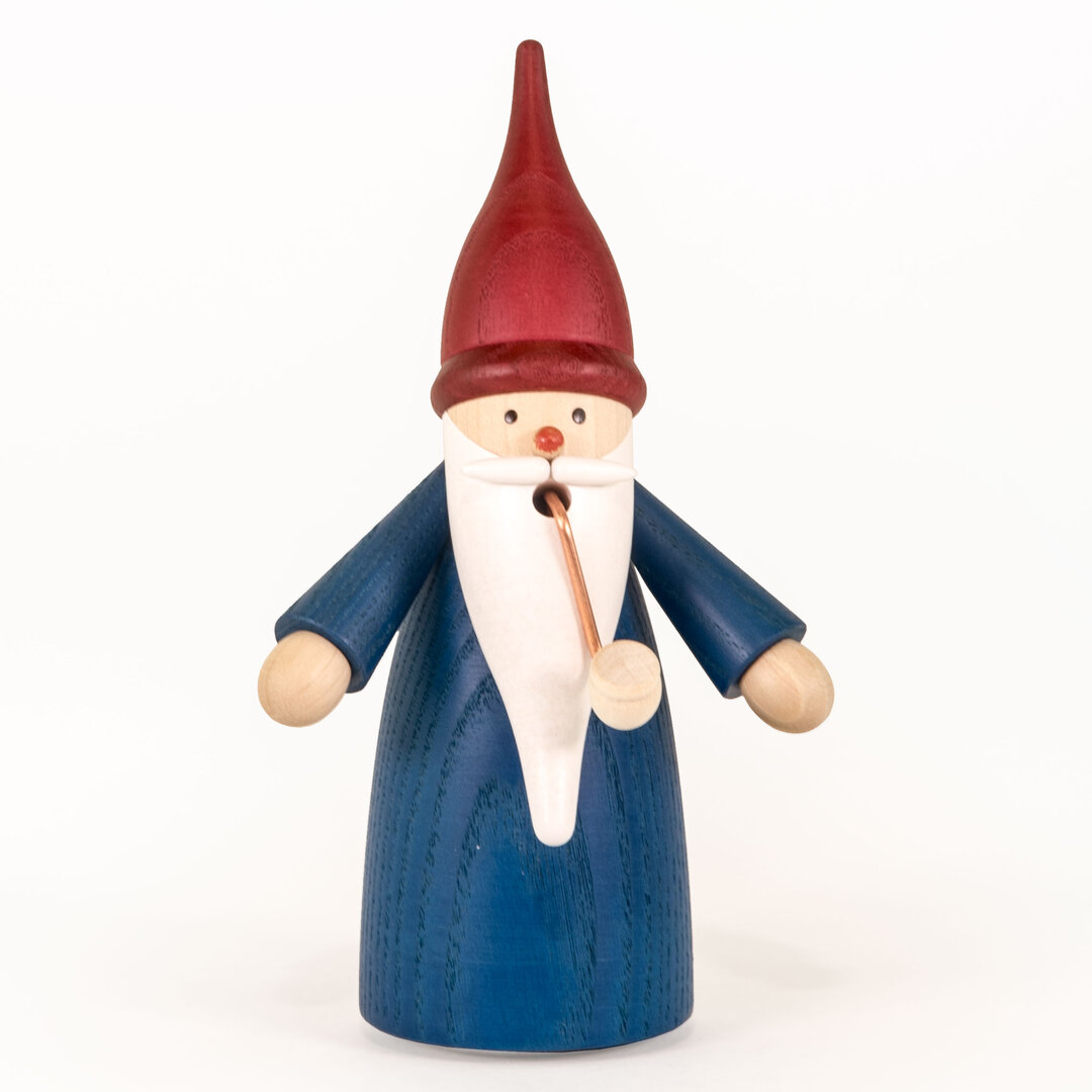 Räucherfigur Wichtel, Blau Räucherfigur Wichtel, Blau