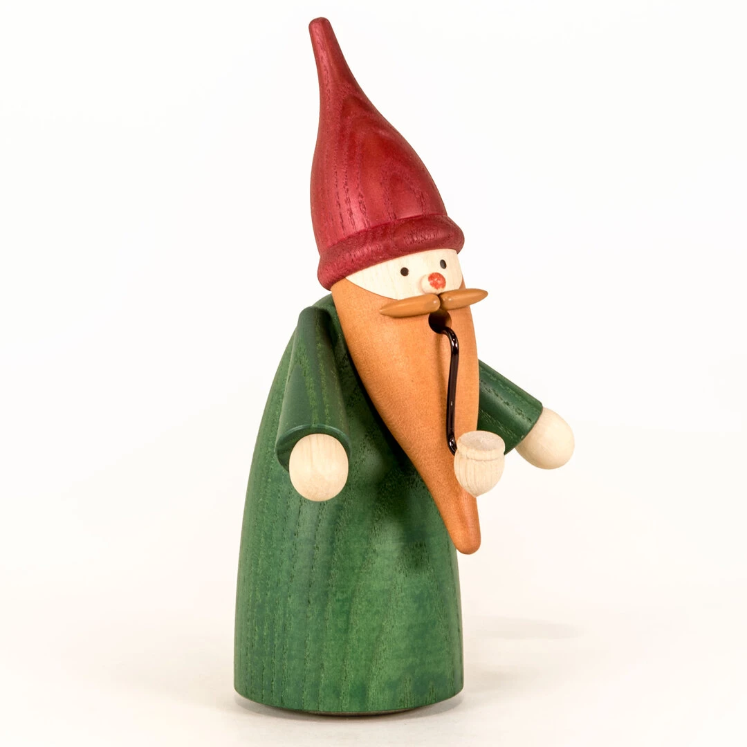 Räucherfigur Wichtel, Grün