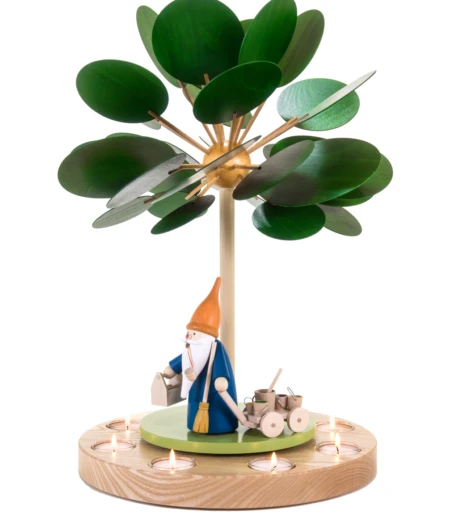 Teelichtpyramide Wärmespiel Jahreszeitenbaum