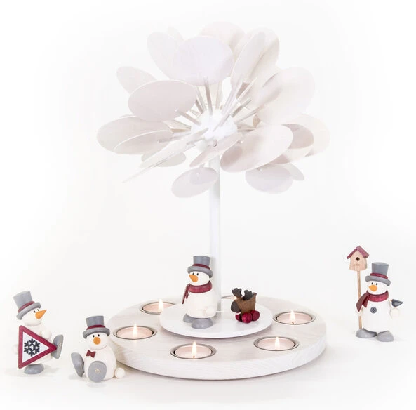 Teelichtpyramide Wärmespiel Jahreszeitenbaum