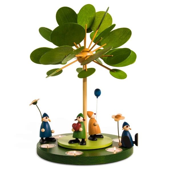 Teelichtpyramide Wärmespiel Jahreszeitenbaum Teelichtpyramide Wärmespiel Jahreszeitenbaum