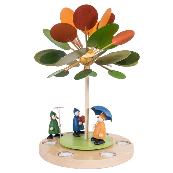 Teelichtpyramide Wärmespiel Jahreszeitenbaum Teelichtpyramide Wärmespiel Jahreszeitenbaum