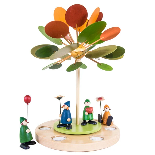 Teelichtpyramide Wärmespiel Jahreszeitenbaum Teelichtpyramide Wärmespiel Jahreszeitenbaum